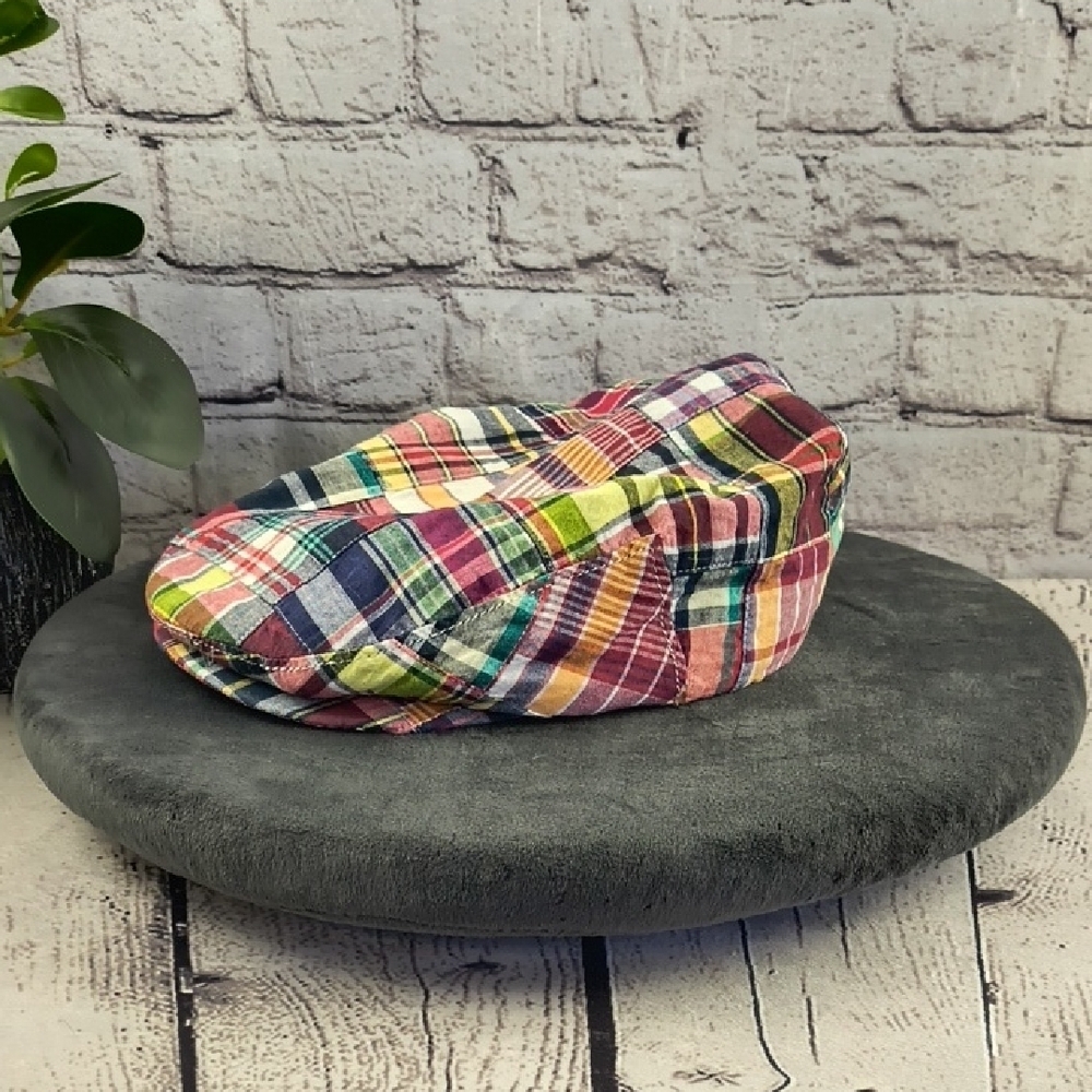 Broner Multicolor Plaid flat Snap Cap Hat, Large - Picture 3 of 11
